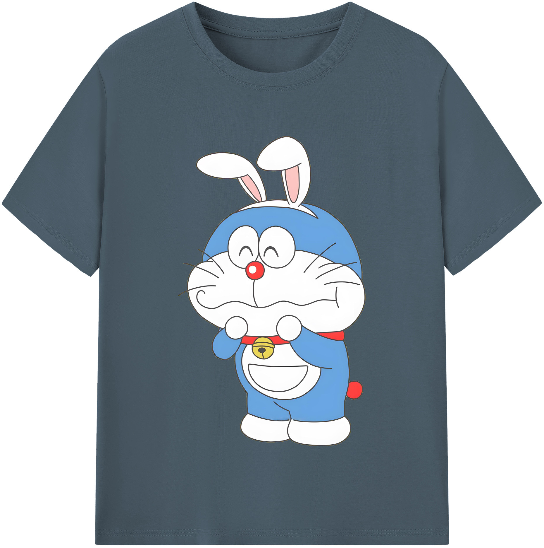 （画像用） ドラえもん Doraemon 綿100％半袖Tシャツ（フロントプリント）